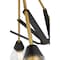 Nuvo Starlight 8-Light Chandelier, E26 60W, Matte Black, Clear Seeded 60/7686 - alternate 2